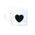 Caneca de Vidro Borossilicato Resistente ao Calor Heart 125ml