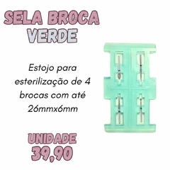 Imagem do SELA BROCA - 1 unid. de Estojo p/ esterilização individualizada com 4 cavidades para armazenar 4 brocas separadas