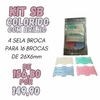 kit SB- 4 unid. de Estojo p/ esterilização individualizada com 4 cavidades para armazenar 16 brocas separadas