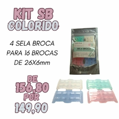 kit SB- 4 unid. de Estojo p/ esterilização individualizada com 4 cavidades para armazenar 16 brocas separadas - comprar online