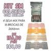 kit SM- 4 unid. de Estojo p/ esterilização individualizada com 4 cavidades para armazenar 16 brocas separadas