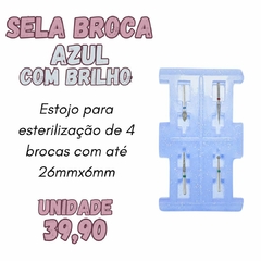 SELA BROCA - 1 unid. de Estojo p/ esterilização individualizada com 4 cavidades para armazenar 4 brocas separadas na internet