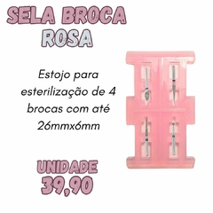 SELA BROCA - 1 unid. de Estojo p/ esterilização individualizada com 4 cavidades para armazenar 4 brocas separadas - Led.Click  Inovações