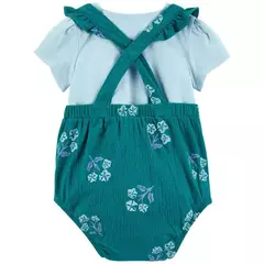 Set 2 piezas Flor Azul - comprar online