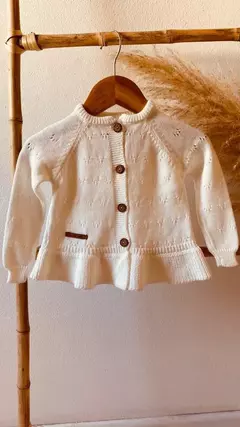 Cardigan con volados