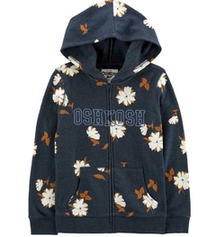 Campera con capucha Floral