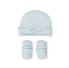 Set Gorro y Escarpines Hello World - comprar online