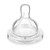 Bico avent anti-colic em silicone transparente.