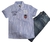 Conjunto masculino infantil Camisa e Bermuda Jeans CZ 142201 - ARTH VALEN KIDS & TEEN