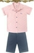 Conjunto masculino infantil Camisa e Bermuda esporte fino PP 20412 - comprar online