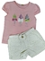 Conjunto infantil menina Blusa e Short Renda DNM 2437 - comprar online