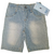 Bermuda masculina infantil Jeans claro PP 1900