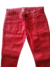 Calça feminina infantil sarja resinada tipo couro skinny D´Viller 41160 - comprar online