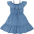 Vestido ciganinha azul jeans TK 6337 - comprar online