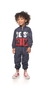 Conjunto infantil menino Jaqueta e Calça corta vento BG 6095