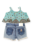 Conjunto blusa cropped com Short feminino infantil Jeans detroyed Sport 3446 na internet