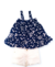 Conjunto infantil menina Bata e Short DNM 2441