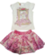 Conjunto infantil menina Blusa M/C e Saia Diforini 121048