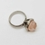 Anel Bubble Pedra Natural Quartzo Rosa - comprar online