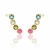 Brinco Earcuff Pedras Coloridas