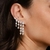 Brinco Earcuff Zircônias Suspensas - comprar online