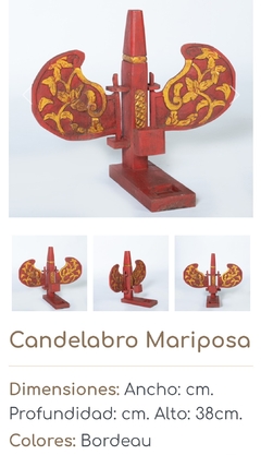 Candelabro mariposa