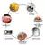 Diagrama ilustrativo mostrando o uso de rolos de embalagem à vácuo em diferentes contextos, como congelador, cozinha sous vide e microondas.