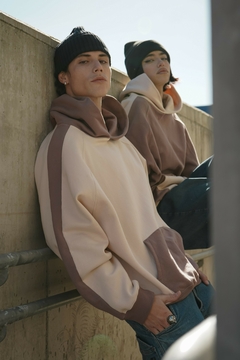 HOODIE BOXY NUDE