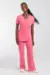 Scrub Feminino Coach Cherie 10 Anos - Pink- Dra Cherie