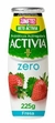 Alimento lácteo fermentado Activia fresa sin azúcar 225 g