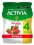 Alimento lácteo fermentado Activia frutas fresa 4 pzas de 225 g c/u