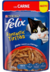 Alimento para Gato Felix Fantastic Tiritas con Carne 85 g