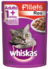 Alimento para Gato Whiskas Adulto Fillets Res 85 g