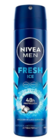 Antitranspirante NIVEA MEN Fresh Ice aerosol fresh ice antibacterial spray 150 ml