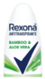 Antitranspirante Rexona Motion Sense stay fresh bamboo & aloe vera en roll on para dama 50 ml