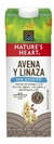 Bebida vegetal Nature´s Heart con avena linaza sin azúcar 946 ml