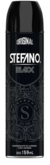 Desodorante Stefano black en aerosol para caballero 159 ml