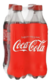 Refresco Coca Cola sabor original 4 botellas de 600 ml c/u