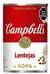 Sopa Campbells de lentejas estilo casero 430 g