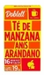 Té Doblett de manzana, anís y arándano 16 bolsas de 1.2 g c/u