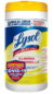 Toallitas desinfectantes Lysol para superficies citrus 80 pzas