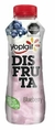 Yoghurt bebible Yoplait Disfruta con trozos de mora azul 307 g