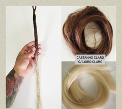 Conjunto 10 unidades Dread Removivel Premium fibra Sintetica