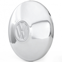 Tapón Cromado de Rin de 4 Birlos con Logo de VW Chico en Relieve para VW Sedan, Safari, Combi, Brasilia - comprar en línea