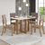 CONJUNTO MESA JANTAR NATALI 4 CADEIRAS