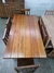 Imagem do CONJUNTO MESA MADEIRA MAXI 1.60m 6 CADEIRAS