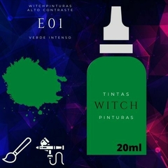 E01 Tinta de Contraste Verde Intenso