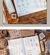 22 peças/conjunto carimbos de borracha montado madeira planta e flor decorativo - loja online
