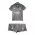 Kit Infantil Real Madrid III 24/25 Adidas - Cinza