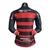 Camisa Flamengo I 24/25 manga longa - Jogador Adidas Masculina - Vermelho e preto com patrocínio